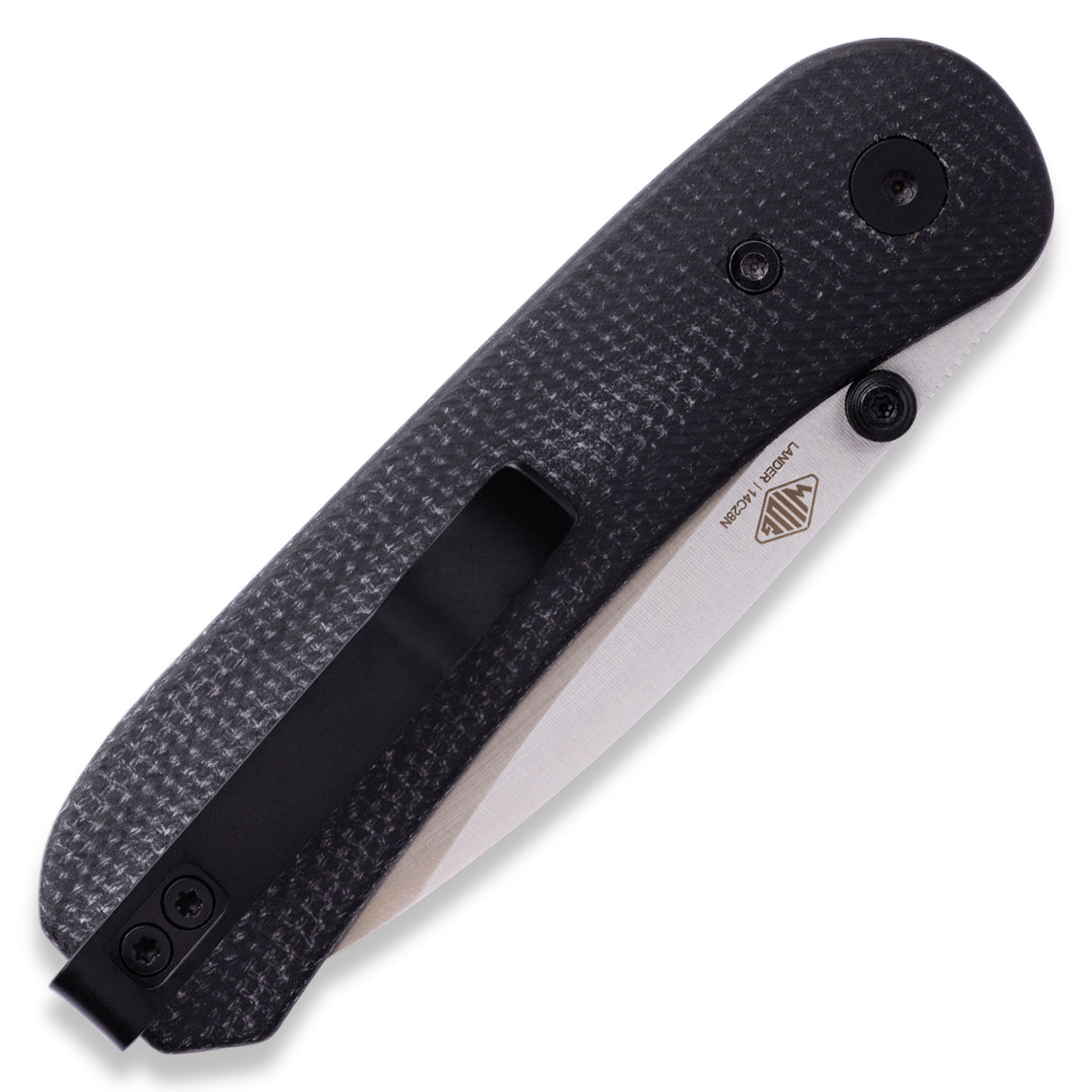 Lander 1 | Contoured Black Micarta + 14C28N