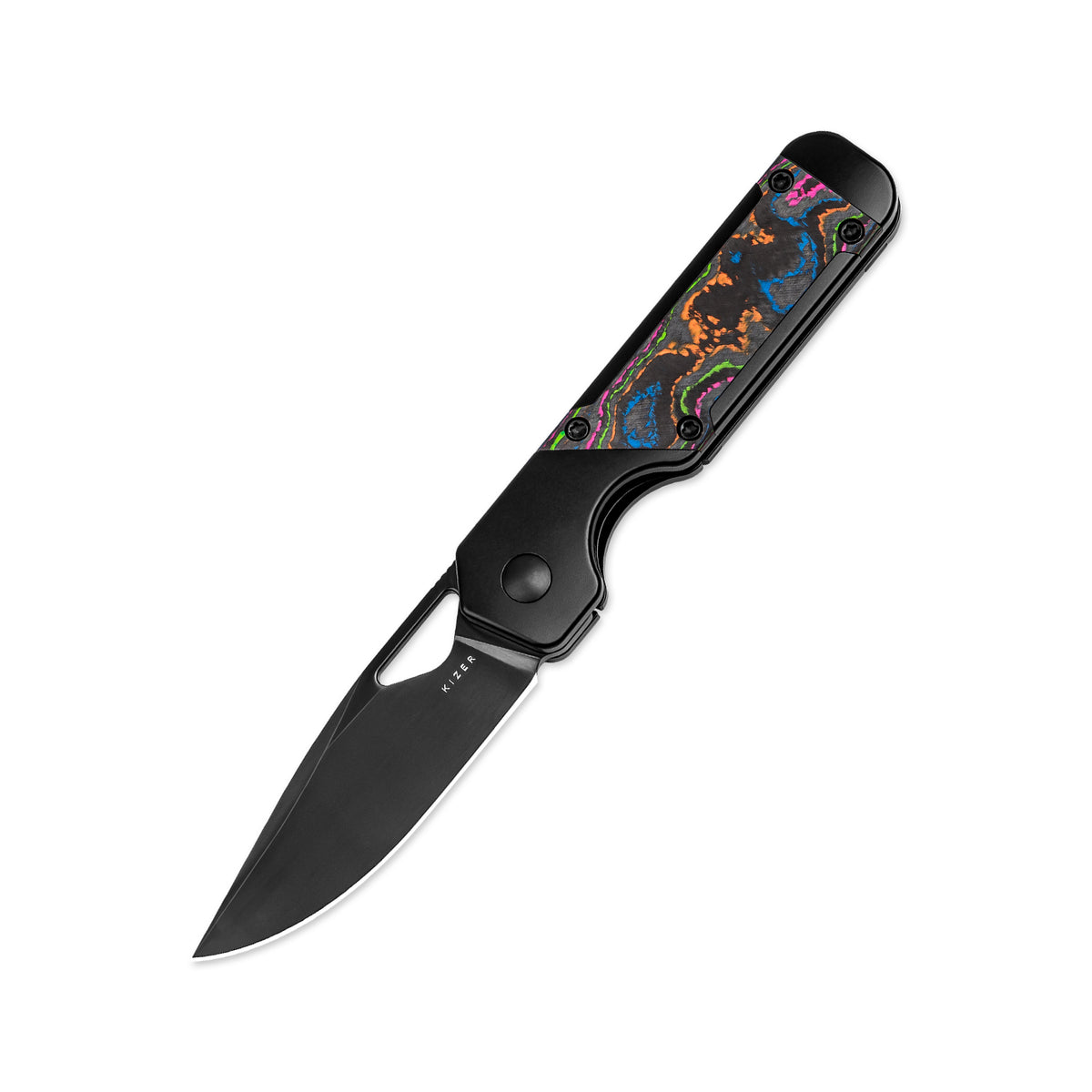 Kizer Mini Militaw Titanium Folding Knife - V3634SA - Kizer AU Store ...