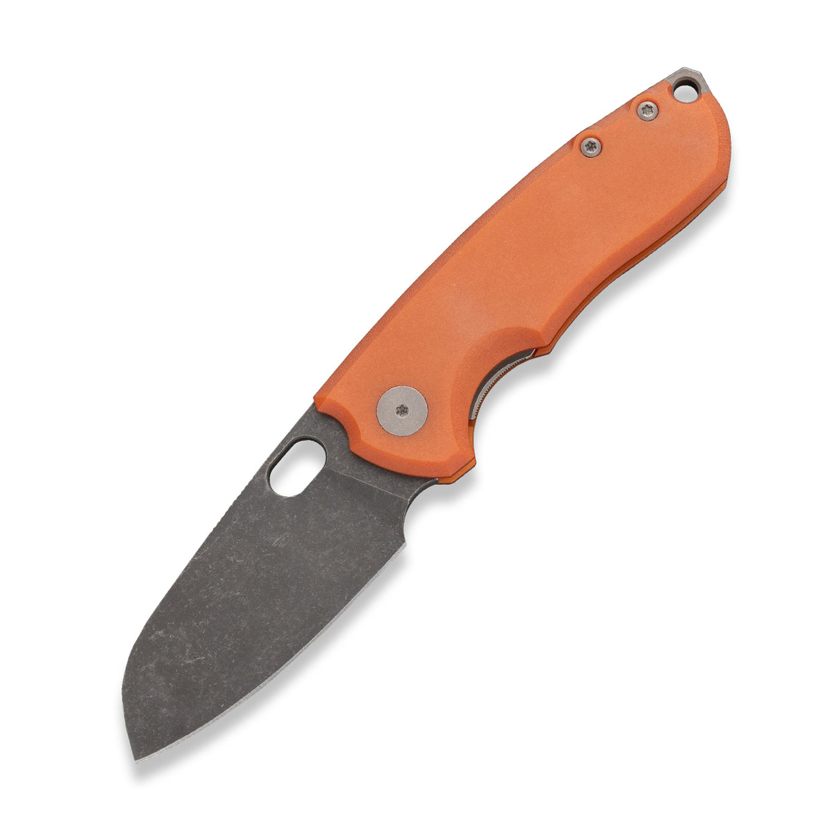 Urban EDC x Unbox Therapy F5.5 | Orange Paper Micarta w/ Acid Etch M390