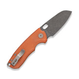 Urban EDC x Unbox Therapy F5.5 | Orange Paper Micarta w/ Acid Etch M390