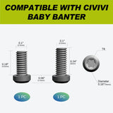 Titanium Pocket Clip T003A/B - For Baby Banter